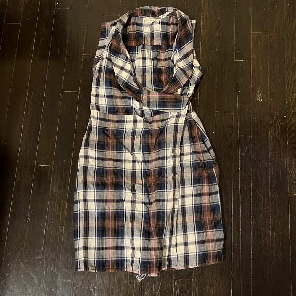 Anthropologie Scotch look Plaid jumper